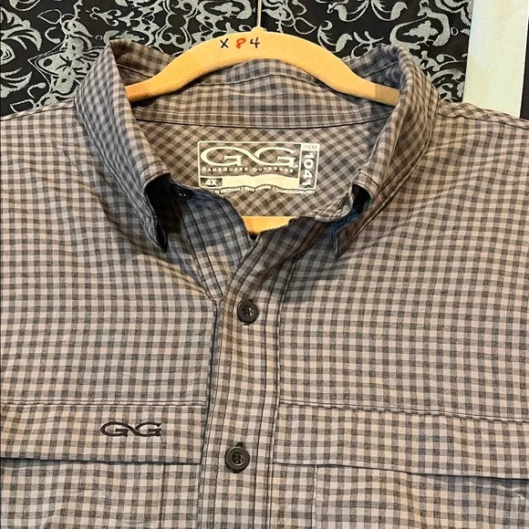 Game Guard Outdoors Men's Classic Checkered Button Down Shirt - Brown - Picture 7 of 11